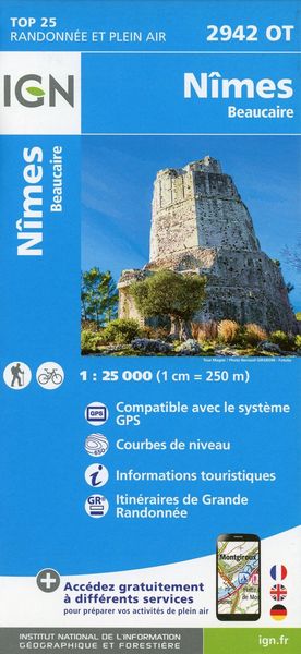 Produktbild: N&icirc;mes Beaucaire 1:25 000