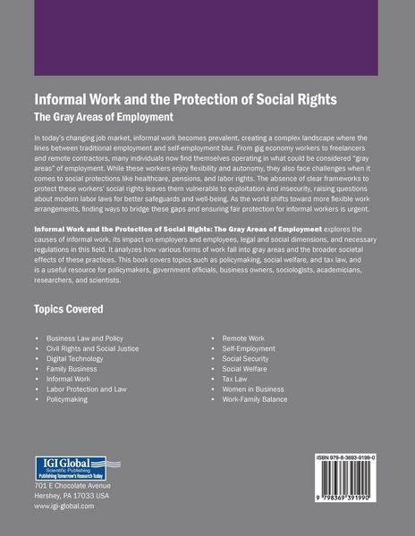 Produktbild: Informal Work and the Protection of Social Rights
