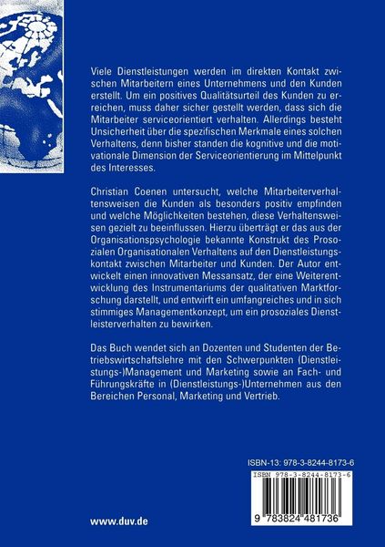 Produktbild: Prosoziales Dienstleisterverhalten im Kundenkontakt