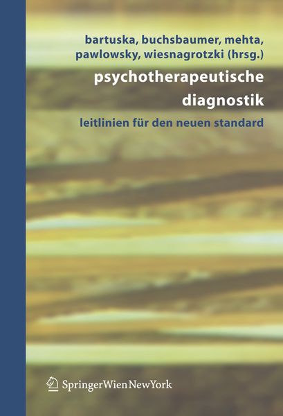 Produktbild: Psychotherapeutische Diagnostik