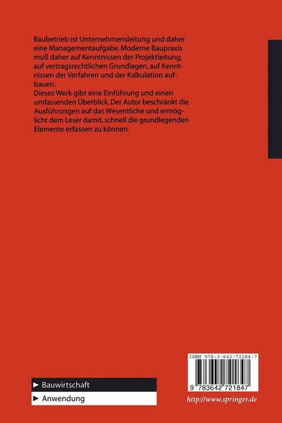 Produktbild: Baubetriebspraxis