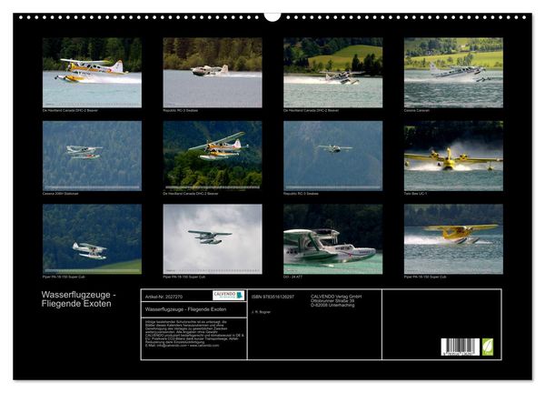 Produktbild: Wasserflugzeuge - Fliegende Exoten (Wandkalender 2026 DIN A2 quer), CALVENDO Monatskalender