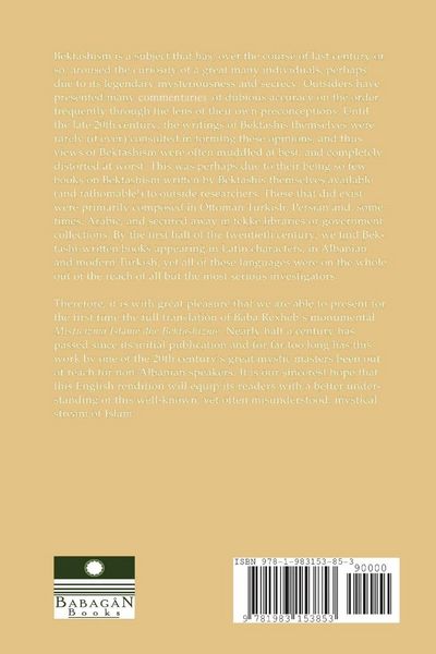 Produktbild: Islamic Mysticism and the Bektashi Path