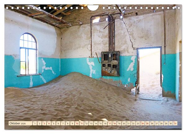 Produktbild: Kolmannskuppe Lost Place in Namibia (Wandkalender 2026 DIN A4 quer), CALVENDO Monatskalender