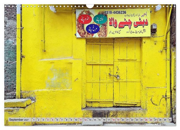 Produktbild: Farbenfrohes Pakistan (Wandkalender 2027 DIN A3 quer), CALVENDO Monatskalender