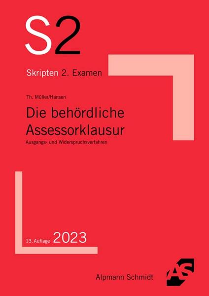 Produktbild: Die beh&ouml;rdliche Assessorklausur