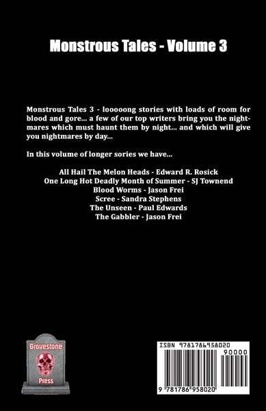 Produktbild: Monstrous Tales - Volume 3 (Paperback edition)