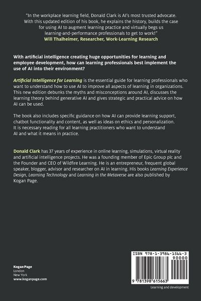 Produktbild: Artificial Intelligence for Learning