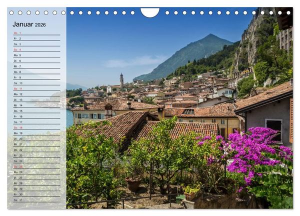 Produktbild: GARDASEE Idyllische Orte (Wandkalender 2026 DIN A4 quer), CALVENDO Monatskalender