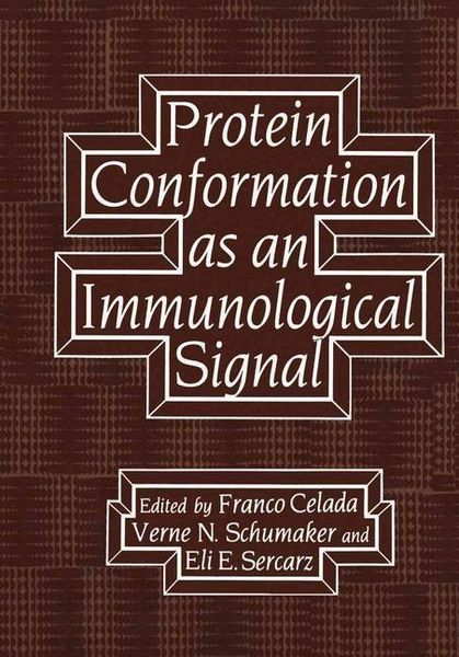 Produktbild: Protein Conformation as an Immunological Signal