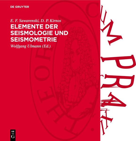 Produktbild: Elemente der Seismologie und Seismometrie
