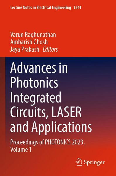 Produktbild: Advances in Photonics Integrated Circuits, LASER and Applications