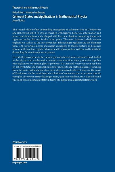 Produktbild: Coherent States and Applications in Mathematical Physics