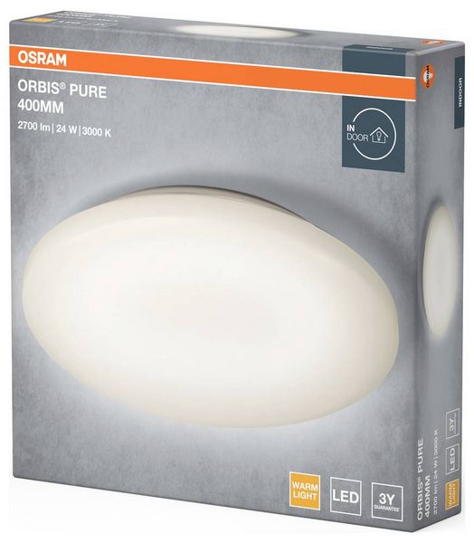 Produktbild: OSRAM HOMELIGHTING Orbis Pure 400mm 24W 4099854450044 LED-Au&szlig;enwandleuchte 24.00W Wei&szlig;