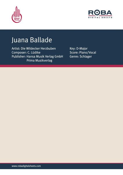 Produktbild: Juana Ballade