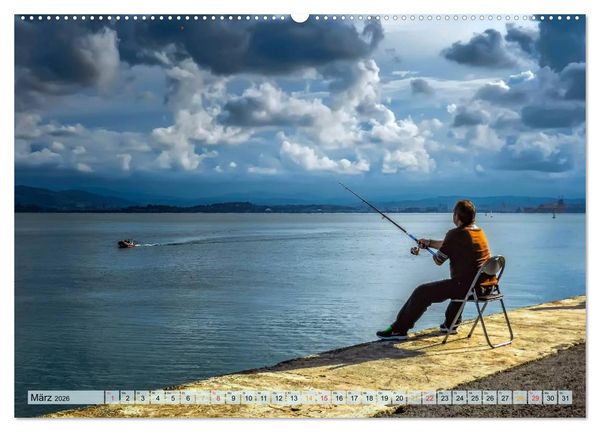 Produktbild: Angeln - meine Leidenschaft (hochwertiger Premium Wandkalender 2026 DIN A2 quer), Kunstdruck in Hochglanz