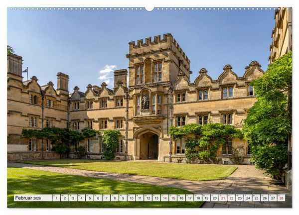 Produktbild: England - Oxford (Wandkalender 2026 DIN A2 quer), CALVENDO Monatskalender