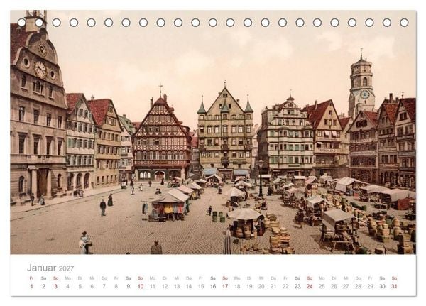 Produktbild: Deutschland um 1900 (Tischkalender 2027 DIN A5 quer), CALVENDO Monatskalender