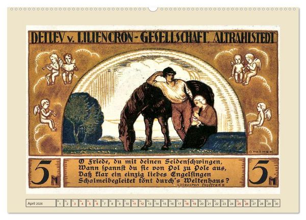 Produktbild: Gru&szlig; aus Alt-Rahlstedt (hochwertiger Premium Wandkalender 2026 DIN A2 quer), Kunstdruck in Hochglanz