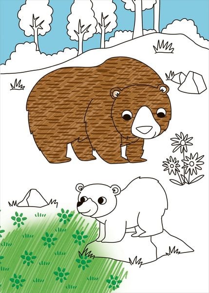 Produktbild: Schraffur-Malbuch. Zootiere