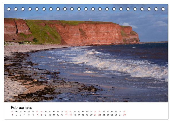 Produktbild: Mitreisekalender 2026 Helgoland (Tischkalender 2026 DIN A5 quer), CALVENDO Monatskalender