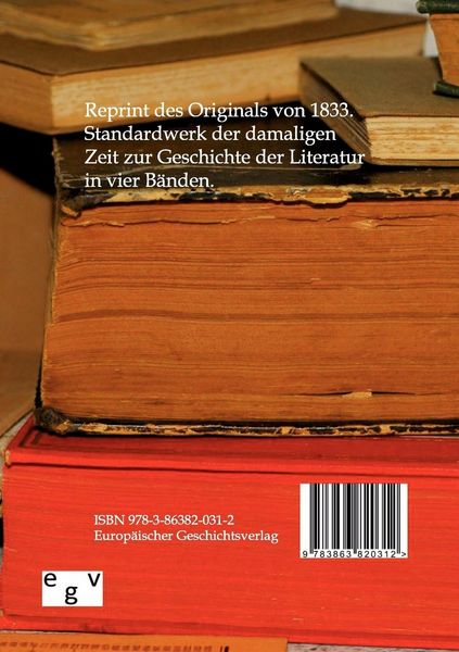 Produktbild: Handbuch der Geschichte der Litteratur