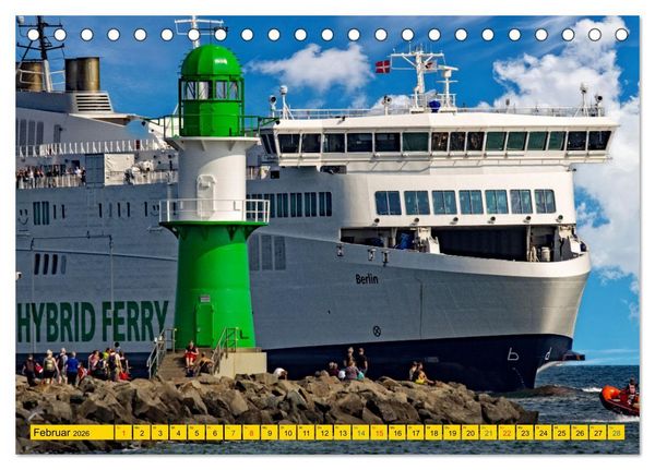 Produktbild: Seebad Warnem&uuml;nde - Sehnsuchtsort an der Ostsee (Tischkalender 2026 DIN A5 quer), CALVENDO Monatskalender