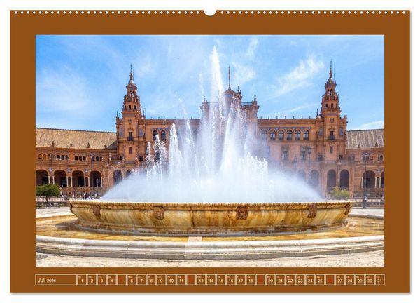 Produktbild: Ein Herz f&uuml;r Sevilla (Wandkalender 2026 DIN A2 quer), CALVENDO Monatskalender
