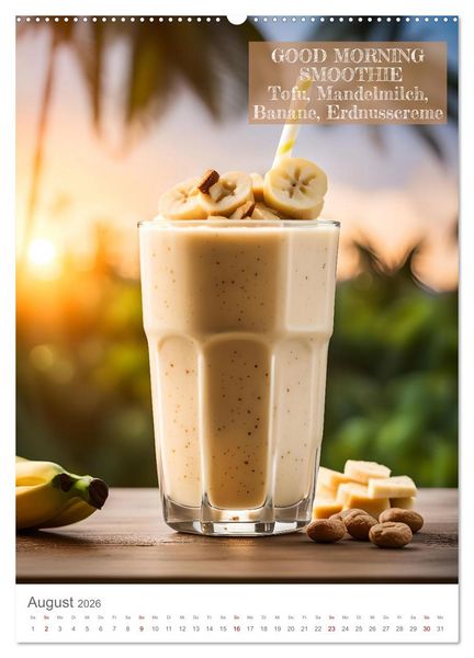 Produktbild: Vitamine im Glas - Gesunde Smoothie Kreationen (hochwertiger Premium Wandkalender 2026 DIN A2 hoch), Kunstdruck in Hochglanz