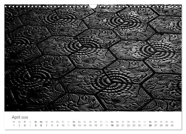 Produktbild: BARCELONA [black/white] (Wandkalender 2026 DIN A3 quer), CALVENDO Monatskalender