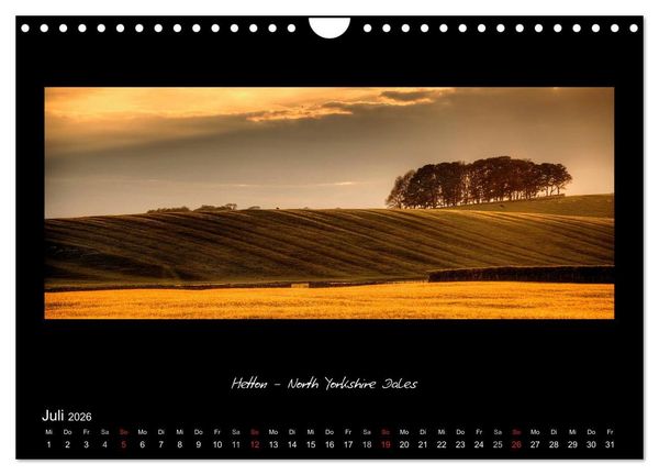 Produktbild: Amazing England - England's sch&ouml;nste Seiten (Wandkalender 2026 DIN A4 quer), CALVENDO Monatskalender