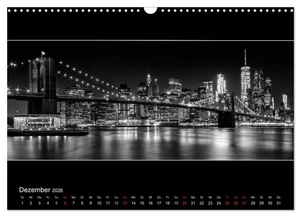 Produktbild: NEW YORK CITY H&ouml;hepunkte im Panoramaformat (Wandkalender 2026 DIN A3 quer), CALVENDO Monatskalender