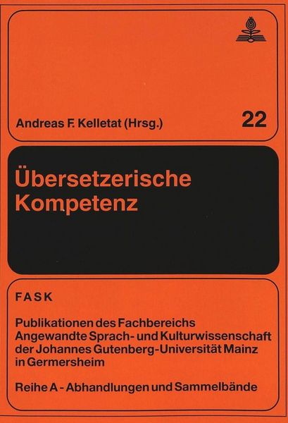 Produktbild: &Uuml;bersetzerische Kompetenz