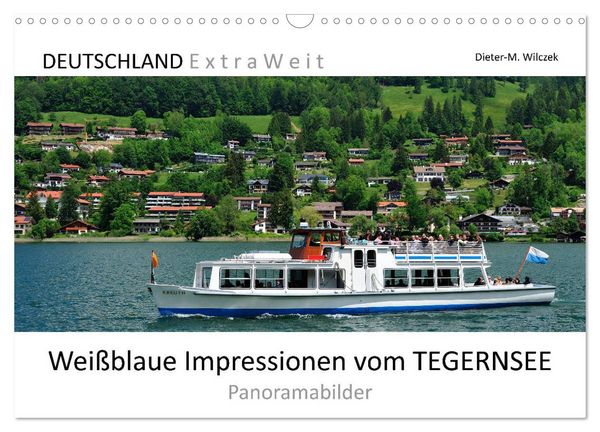 Produktbild: Wei&szlig;blaue Impressionen vom Tegernsee (Wandkalender 2026 DIN A3 quer), CALVENDO Monatskalender