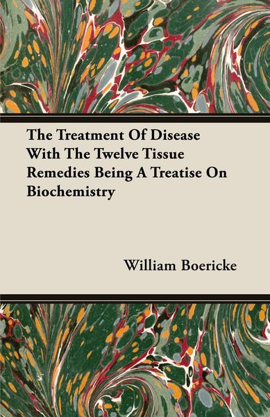 Produktbild: The Treatment Of Disease With The Twelve Tissue Remedies Being A Treatise On Biochemistry