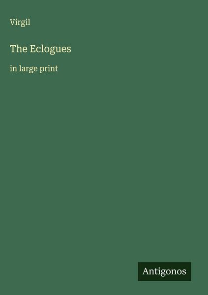 Produktbild: The Eclogues