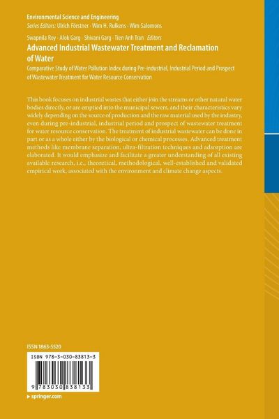 Produktbild: Advanced Industrial Wastewater Treatment and Reclamation of Water