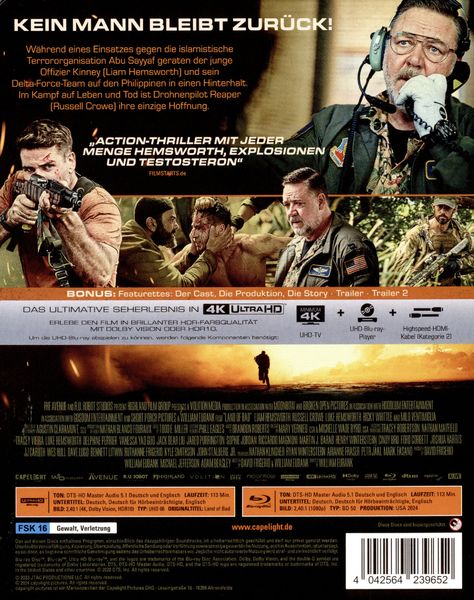 Produktbild: Land of Bad - 2-Disc Limited SteelBook (4K Ultra HD + Blu-ray)
