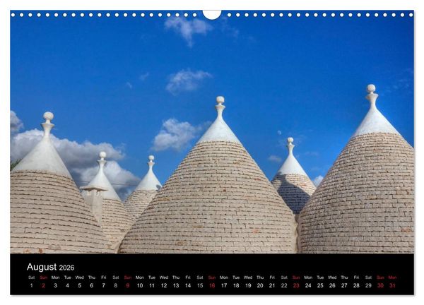 Produktbild: Apulia (Wall Calendar 2026 DIN A3 landscape), CALVENDO 12 Month Wall Calendar
