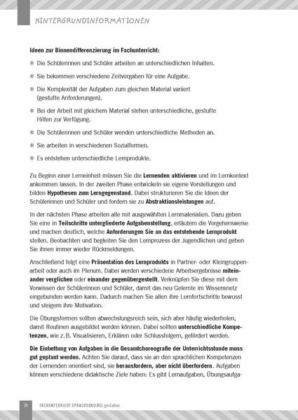 Produktbild: Fachunterricht sprachsensibel gestalten