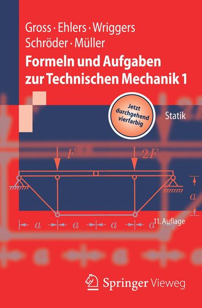 Produktbild: Formeln und Aufgaben zur Technischen Mechanik 1