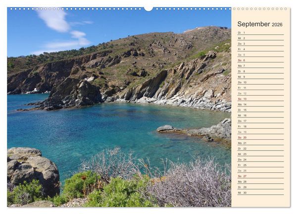 Produktbild: Cote Vermeille - Wo die Pyren&auml;en das Meer k&uuml;ssen (Wandkalender 2026 DIN A2 quer), CALVENDO Monatskalender