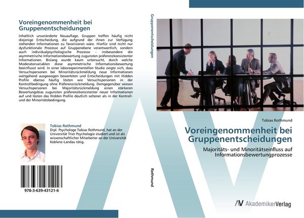 Produktbild: Voreingenommenheit bei Gruppenentscheidungen