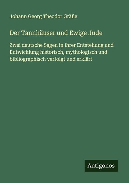 Produktbild: Der Tannh&auml;user und Ewige Jude