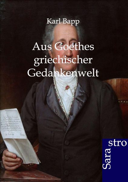 Produktbild: Aus Goethes griechischer Gedankenwelt