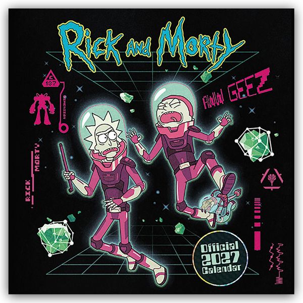 Produktbild: Rick and Morty &ndash; Offizieller Kalender 2027 &ndash; Wandkalender
