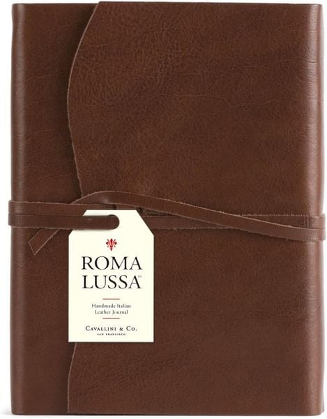 Produktbild: Roma Lussa Leather Journal Chocolate