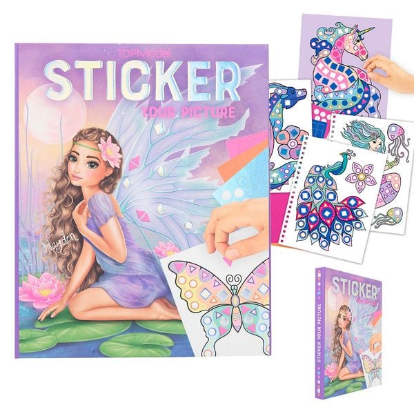 Produktbild: DEPESCHE TOPModel Stickerbuch Sticker your picture Fantasy