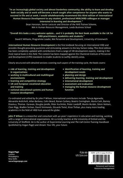 Produktbild: International Human Resource Development