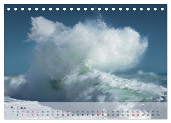 Produktbild: Rhapsodie in Blau (Tischkalender 2026 DIN A5 quer), CALVENDO Monatskalender